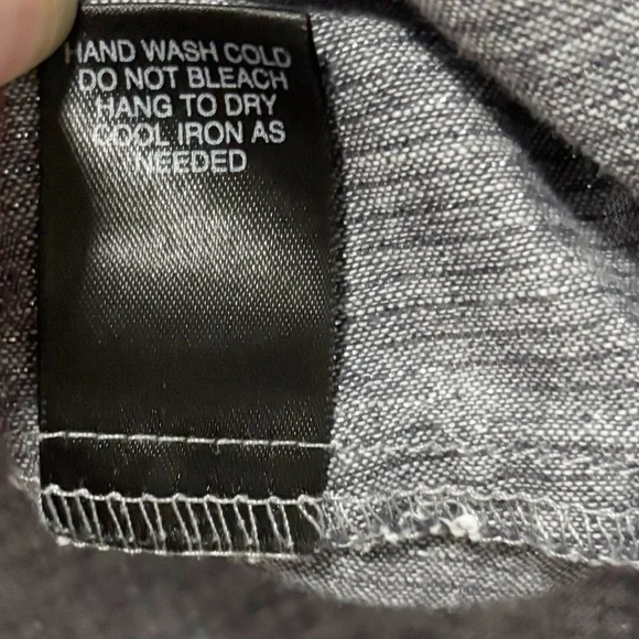 Avenue Linen Blend Silver Popover Tunic Womens Size 18/20 Lagenlook Casual - Picture 7 of 15